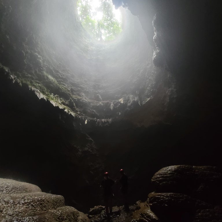 The Excitement of Hunting Heaven's Light in Jomblang Cave, Gunungkidul