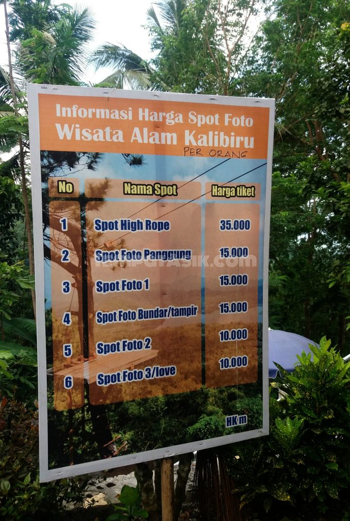 Kalibiru tourism in Kulon Progo 